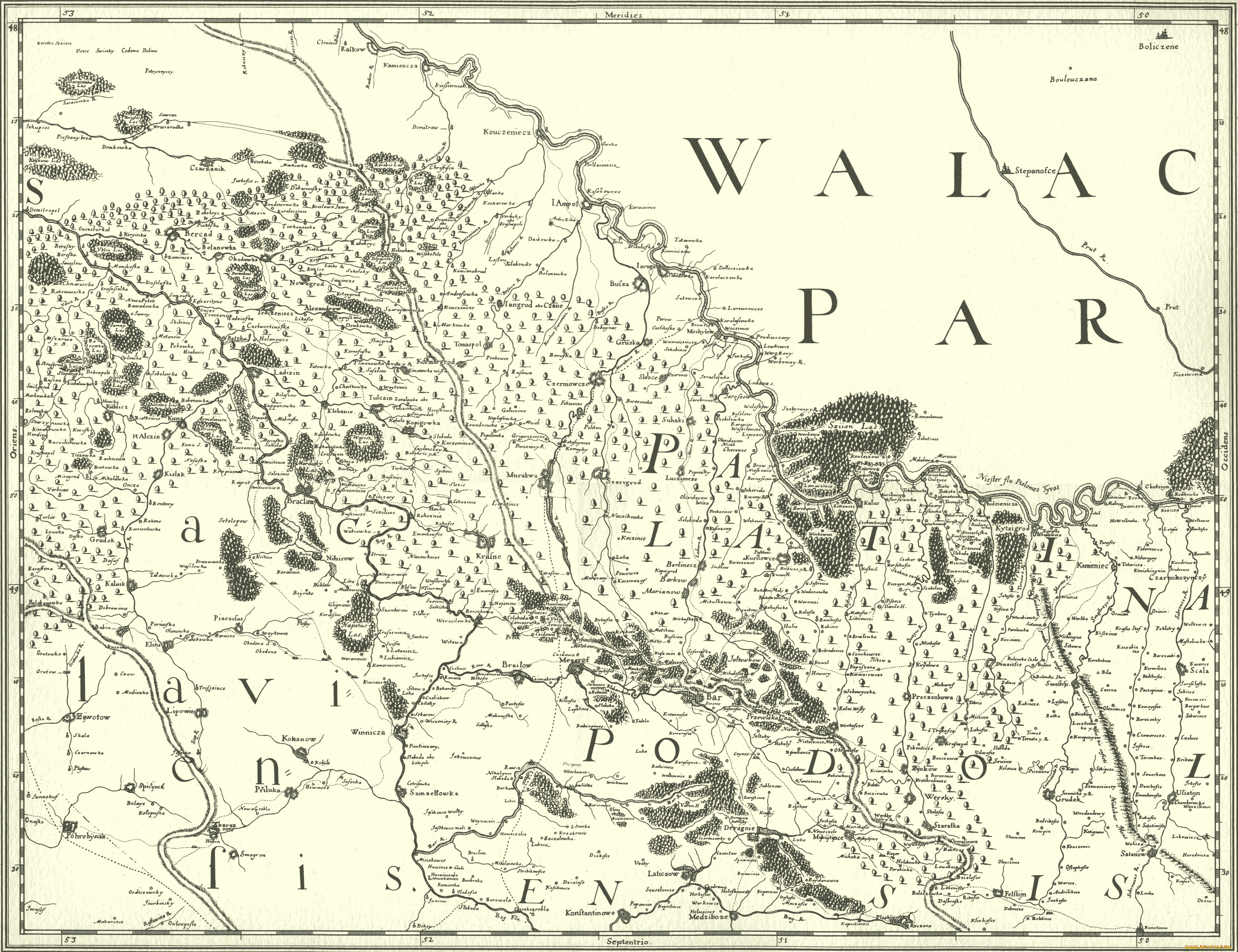 Карта украины 1500 года